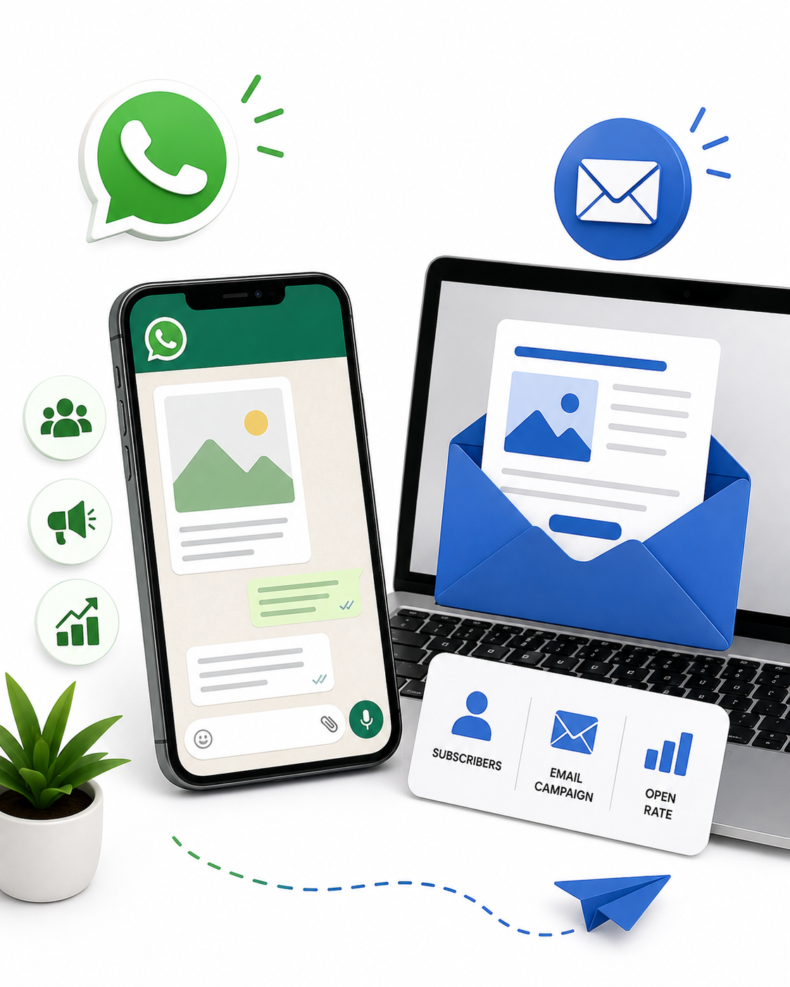 WhatsApp & Email Marketing